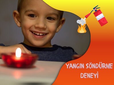 Yangın Söndürücü Yapalım - Süper Bilim ile Evde Deneyler