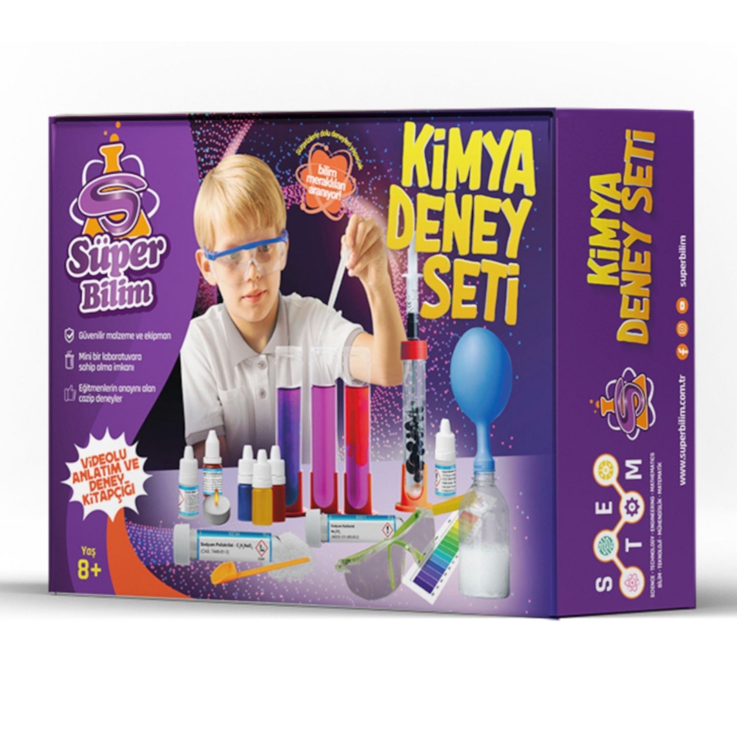 Süper Bilim Kimya Deney Seti
