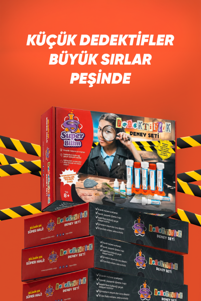 Süper Bilim Dedektiflik Deney Seti | STEM seti, çocuklar için eğitici, eğlenceli bilimsel deneyler