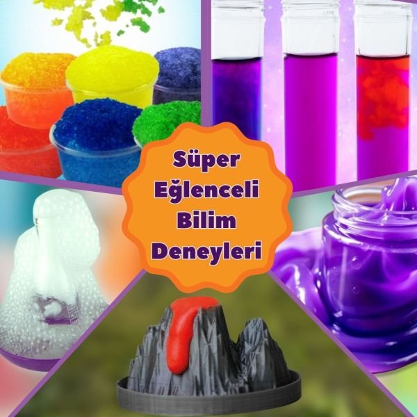 Çılgın Kimya Maxi Atölye Seti Sarf Malzemesi (2400 Deney)