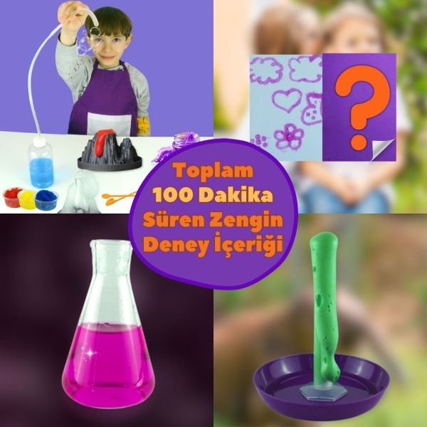 Çılgın Kimya Maxi Atölye Seti Sarf Malzemesi (2400 Deney)