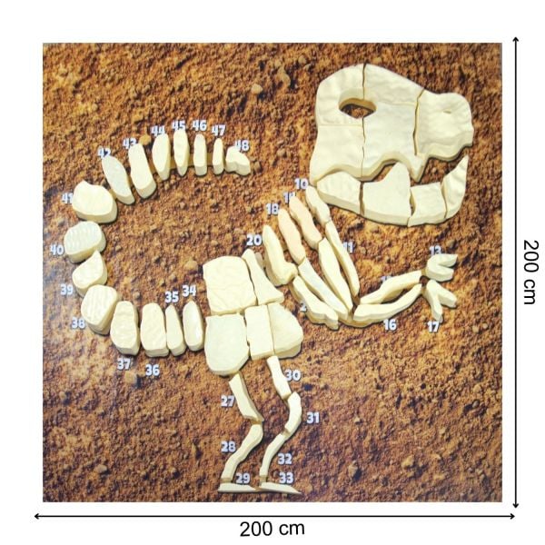 3 Boyutlu Dev Dinozor Puzzle (49 Parça)