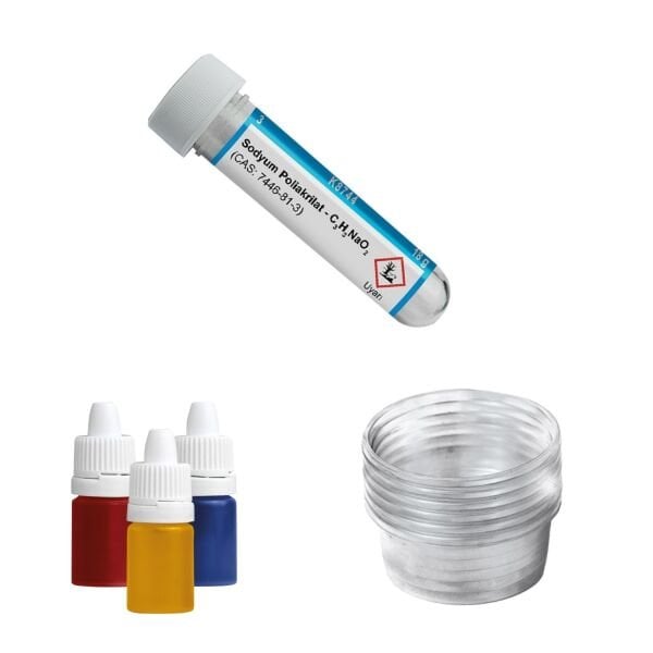 Renkli Polimerler Mini Deney Seti