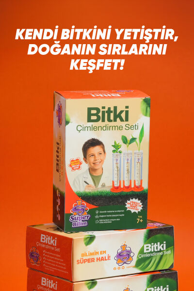 Süper Bilim Bitki Çimlendirme Seti | STEM seti, çocuklar için eğitici, eğlenceli bilimsel deneyler