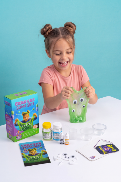 Süper Bilim Canavar Slime Seti | STEM seti, çocuklar için eğitici, eğlenceli bilimsel deneyler